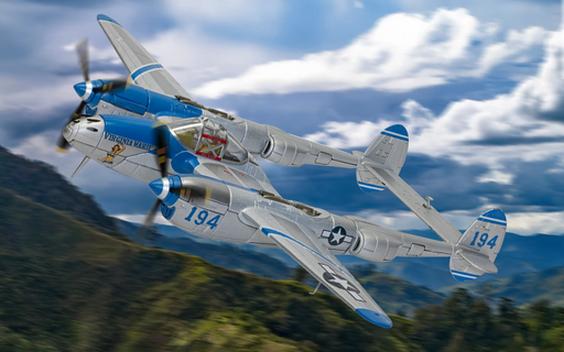 AA36618 | Corgi 1:72 | Lockheed P-38J Lightning Virginia Marie, New Guinea, 1944