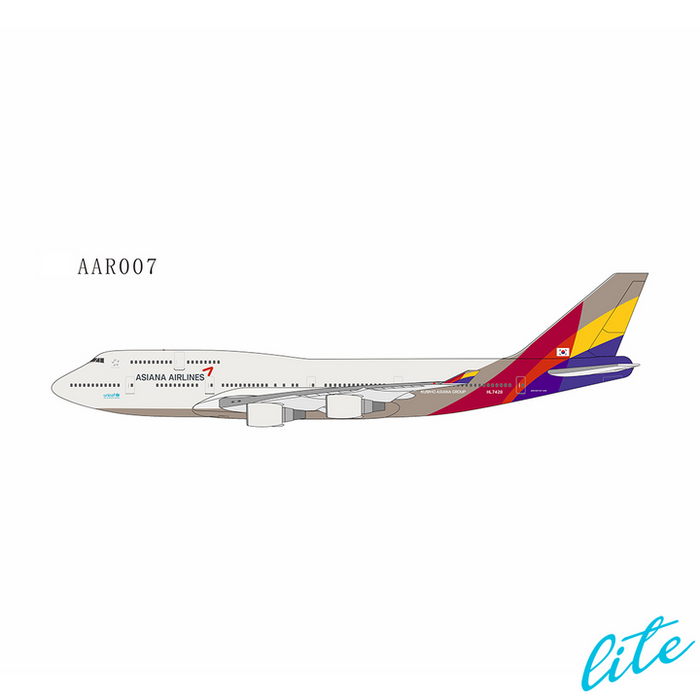 NGAAR007 | NG Models 1:400 | Boeing 747-400 Asiana Airlines HL7428 (Farewell Flight) | was due December 2024