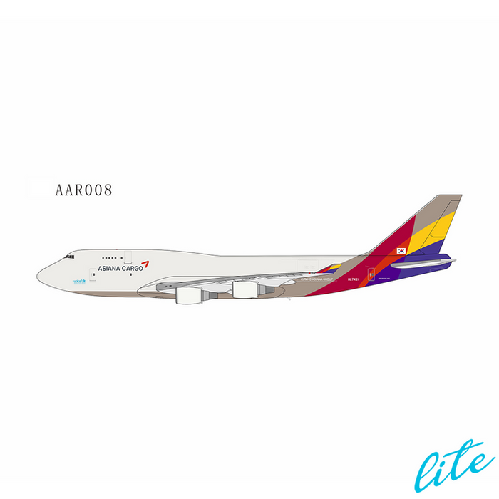 AAR008 | NG Models 1:400 | Boeing 747-400 Asiana Airlines BDSF HL7421 | was due December 2024