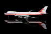 Detailed die-cast model airplane of a Boeing 747-100 in museum livery with registration N7470.