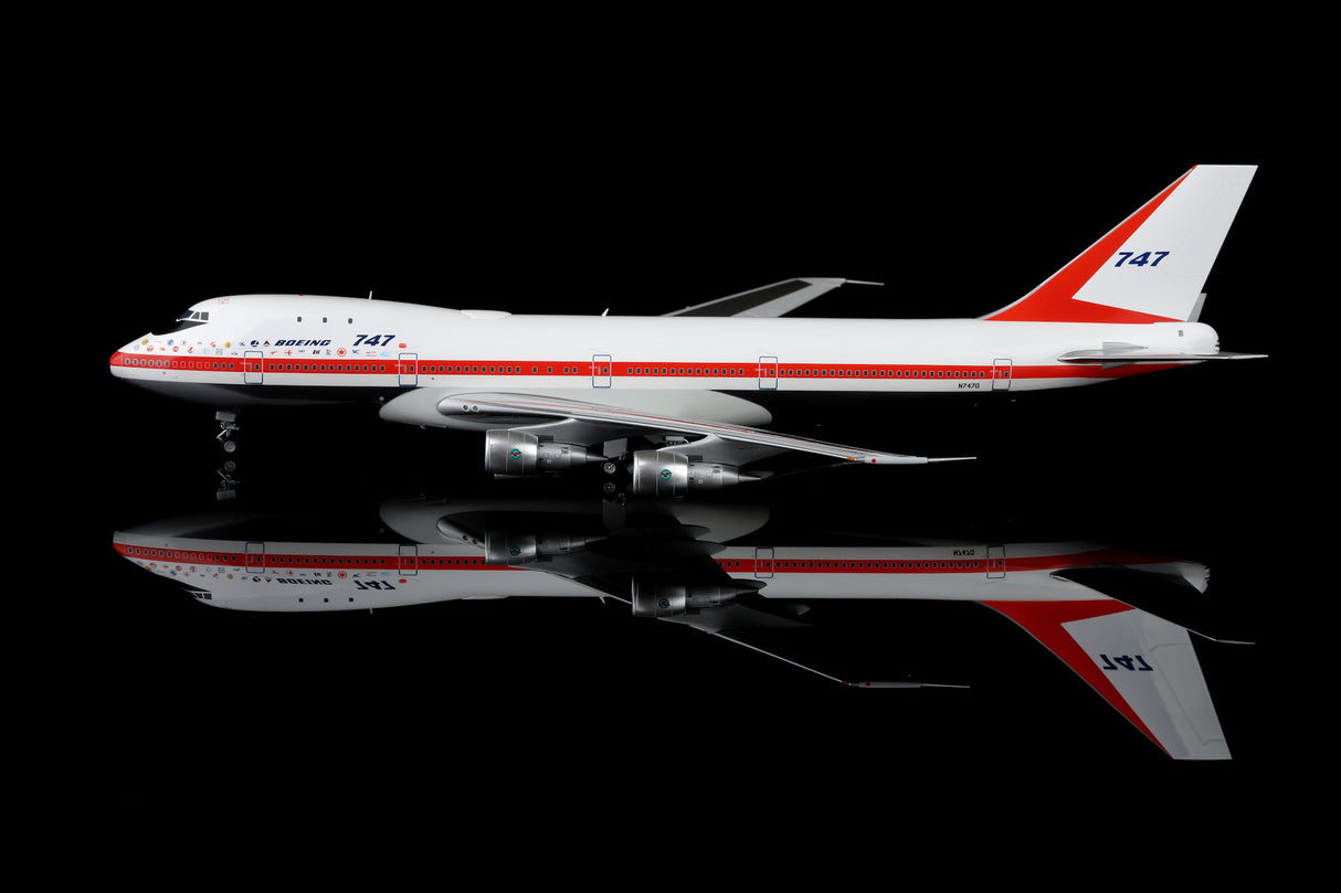 L2064 | SQ Wings 1:200 | Boeing 747-100 Boeing Company Museum Livery N7470
