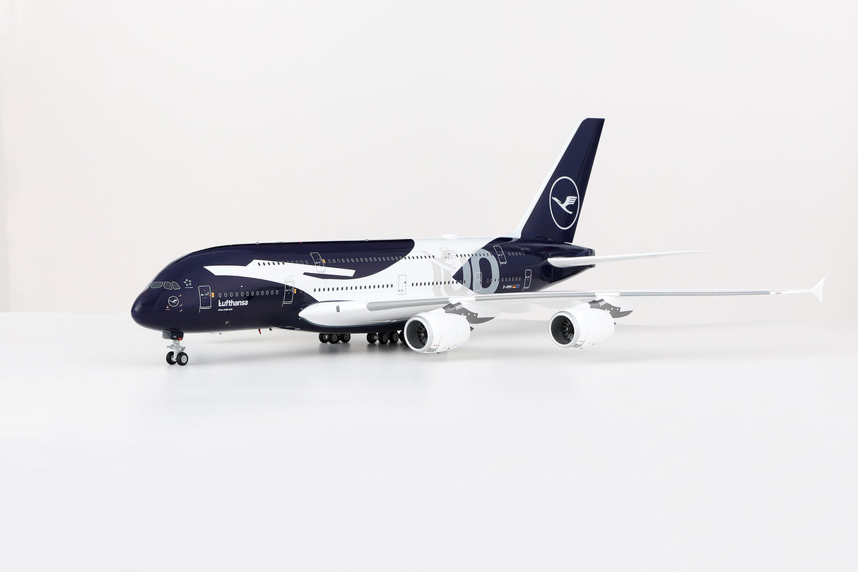 Lufthansa A380 100th Anniversary D-AIMH Flaps Down