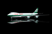 Cathay Pacific Boeing 747-8F 80th Anniversary Retro B-LJE Flaps Down