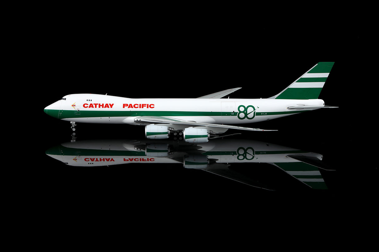 Cathay Pacific Boeing 747-8F 80th Anniversary Retro B-LJE