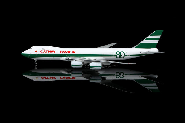 Cathay Pacific Boeing 747-8F 80th Anniversary Retro B-LJE