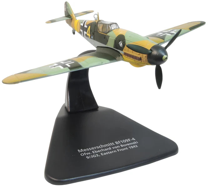 5055530139596 | AC114S | Oxford 1/72 | Messerschmitt Me-109F Yellow 4 Luftwaffe