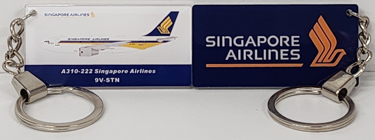 AKR008 | Key Rings | Acrylic Keyring - Singapore Airlines Airbus A310-222B 9V-STN