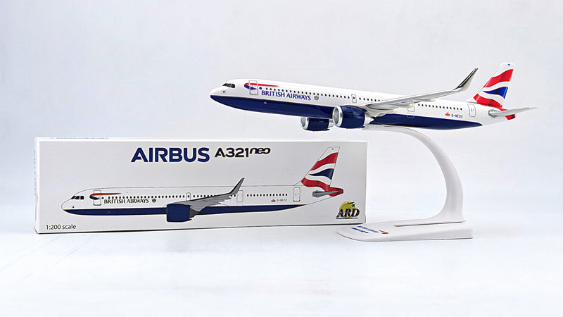 ARDPBA003 | ARD Snap-Fit Models 1:200 | Airbus A321neo British Airways G-NEOZ | is due August 2026