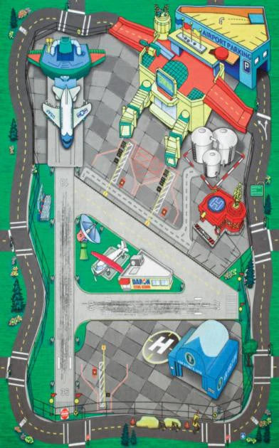 PP-HR2039 | Toys | Large Airport Playmat