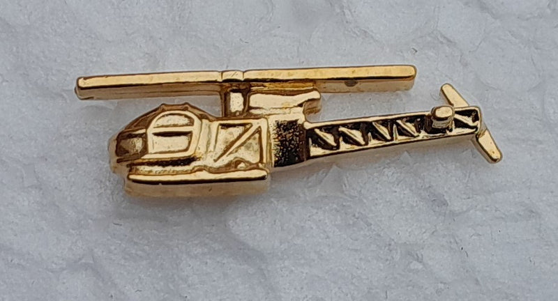 CL073 | Clivedon Collection Pin Badges | Sud Aviation Allouette II 22ct Gold plated pin badge