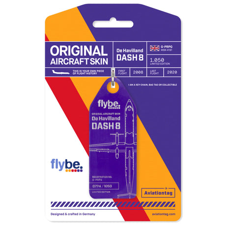 AVTAGGPRPG | Aircraft Skin Tags | Original Aircraft Skin - flybe Dash 8 - G-PRPG
