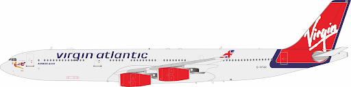 B-343-VFAR | B Models 1:200 | Airbus A340-313 Virgin Atlantic Airways G-VFAR | is due October 2026