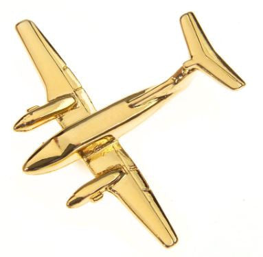 CL051 | Clivedon Collection Pin Badges | Beech 200 22ct Gold plated pin badge
