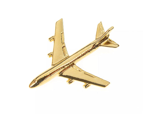 CL747 | Clivedon Collection Pin Badges | Boeing 747 22ct Gold plated pin badge