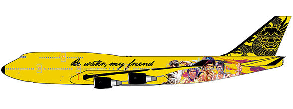 JCATC40009 | JC Wings 1:400 | Boeing 747-400 BRUCE LEE