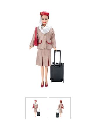 10135132 | Toys | Emirates Cabin Crew Doll - Brunette