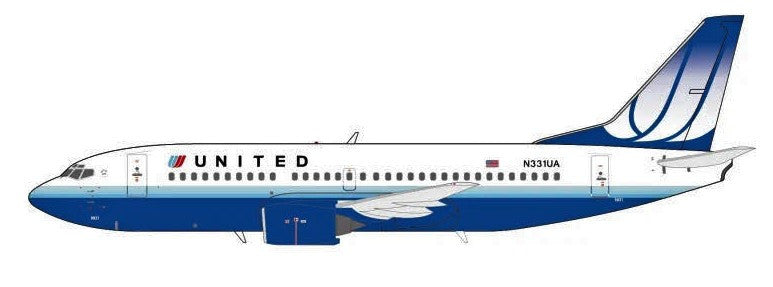 C0010 | C Models 1:400 | Boeing 737-322 United Airlines N332UA | was due September 2023