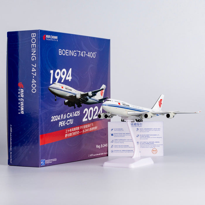 CCA030 | NG Models 1:400 | Boeing 747-400 Air China B-2445 (last flight with stand) | was due December 2024