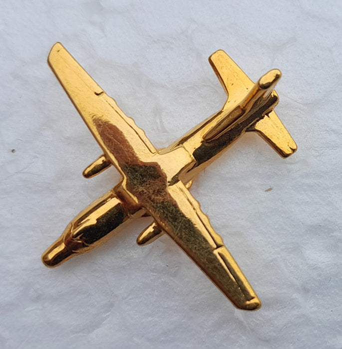 CL081 | Clivedon Collection Pin Badges | CASA CN-235 22ct Gold plated pin badge