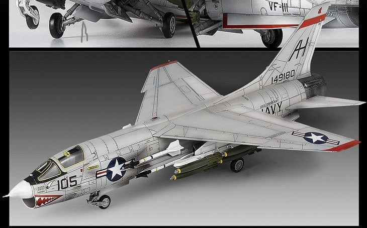 CW001652 | Century Wings 1:72 | F-8E Crusader, BuNo 149180 NH105 VF-111 Sundowners, USS Oriskany, 1966 (Launch version) | is due October 2025