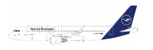 JF-A320-059 | JFox 1:200 | Airbus A320-214 Lufthansa 'Yes to Europe' D-AIUC