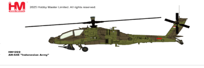 HH1222 | Hobby Master Military 1:72 | AH-64E Indonesian Army | is due July 2025