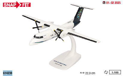 614238 | Herpa Snap-Fit (Wooster) 1:100 | DHC-8-100 Olympic Air SX-BIP