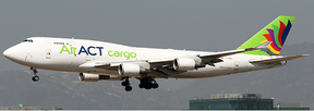 JCLH4245A | JC Wings 1:400 | Boeing 747-400 ACT Airlines 'Flap Down' TC-ACG