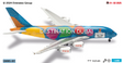 536905-001 | Herpa Wings 1:500 | Airbus A380 Emirates Destination Dubai A6-EEW