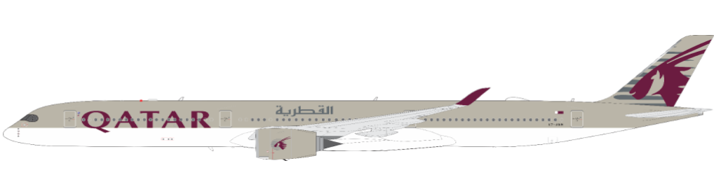 AV4256 | Aviation 400 1:400 | Airbus A350-1041 A7-ANM Qatar Airways | is due December 2024