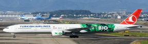 XX40461 | JC Wings 1:400 | Boeing 777-300ER Turkish Airlines Bio Fuel TC-LJH | is due January 2025