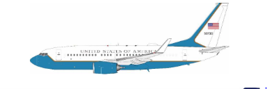 JF-737-7-007 | JFox Models 1:200 | Boeing 737-7CP (C-40C BBJ) USAF 05-0730 | was due December 2024