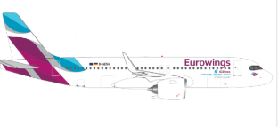 538169 | Herpa Wings 1:500 | Airbus A320neo Eurowings D-AENA | is due March 2025