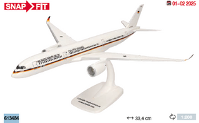 613484 | Herpa Snap-Fit (Wooster) 1:200 | Airbus A350-900 Luftwaffe Flugbereitschaft Konrad Adenauer | is due January 2025