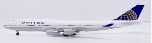 XX20520 | JC Wings 1:200 | Boeing 747-400 United Airlines N175UA With Stand