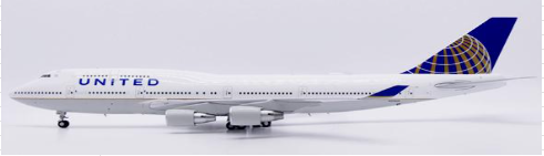 XX20520 | JC Wings 1:200 | Boeing 747-400 United Airlines N175UA With Stand| is due March 2025