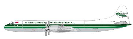 XX40297 | JC Wings 1:400 | Lockheed L-188A(F) Electra Evergreen International N5535 | is due March 2025