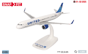614351 | Herpa Snap-Fit 1:200 | Airbus A321neo United Airlines N44501