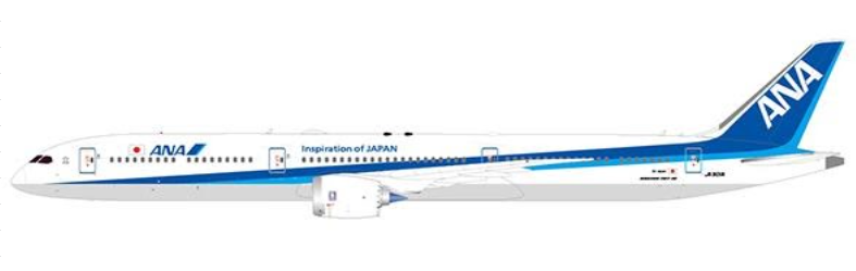 EW478X002 | JC Wings 1:400 | 1/400 All Nippon Airways Boeing 787-10 Dreamliner Reg: JA901A (With Antenna)