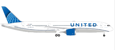 538329 | Herpa Wings 1:500 | Boeing 787-9 Dreamliner United Airlines N25982 | is due March 2025