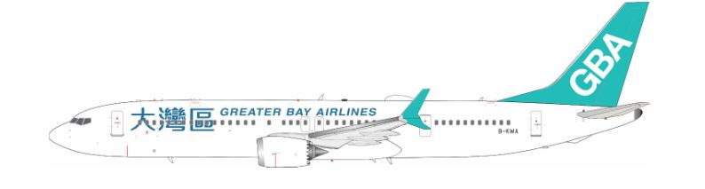 JF-737-9M-001 | JFox 1:200 | Boeing 737-9 Max Greater Bay Airliner – B-WKA |