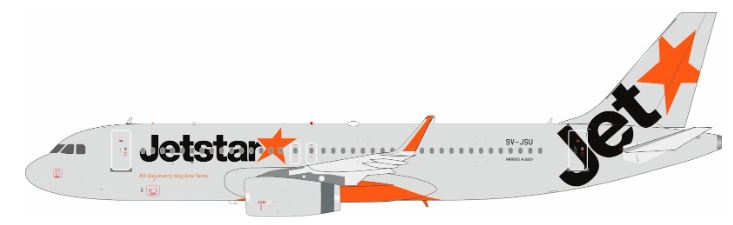 B-320-JSU | Blue Box 1:200 | Airbus A320-232 Jetstar Asia Airways 9V-JSU | Is due April 2026