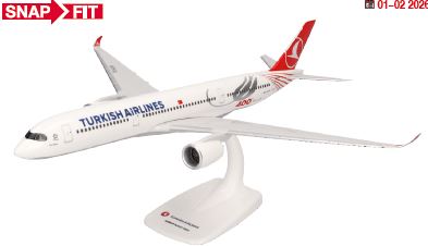 614689 | Herpa Snap-Fit 1:200 | Airbus A350-900 Turkish Airlines 400th – TC-LGH Tek Yürek |