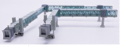 LH4392 | JC Wings 1:400 | Air Passenger Bridge for B737 (Green) | is due February 2026