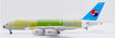 JC Wings 1:200 Airbus A380 Korean Air bare metal die-cast model airplane with stand.