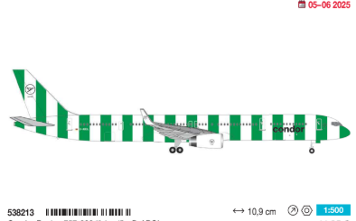 538213 | Herpa Wings 1:500 | Condor Boeing 757-300 “Island” – D-ABOL | is due April 2025