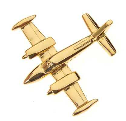 CL056 | Pin Badges | CESSNA 340 22ct Gold plated pin badge