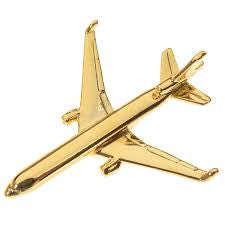 CL411 | Clivedon Collection Pin Badges | McDonnell Douglas MD-11 22ct Gold Plated Pin Badge