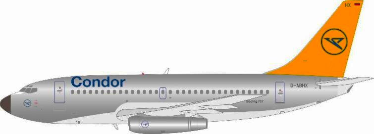 JF-737-2-014P | JFox Models 1:200 | Boeing 737-230/Adv Condor D-ABHX | is due October 2024