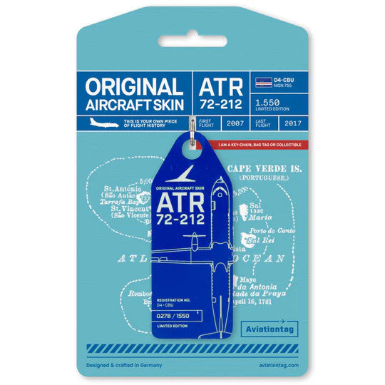 AVTAGD4CBU | Aircraft Skin Tags | Original Aircraft Skin - ATR 72 Cabo Verde D4-CBU